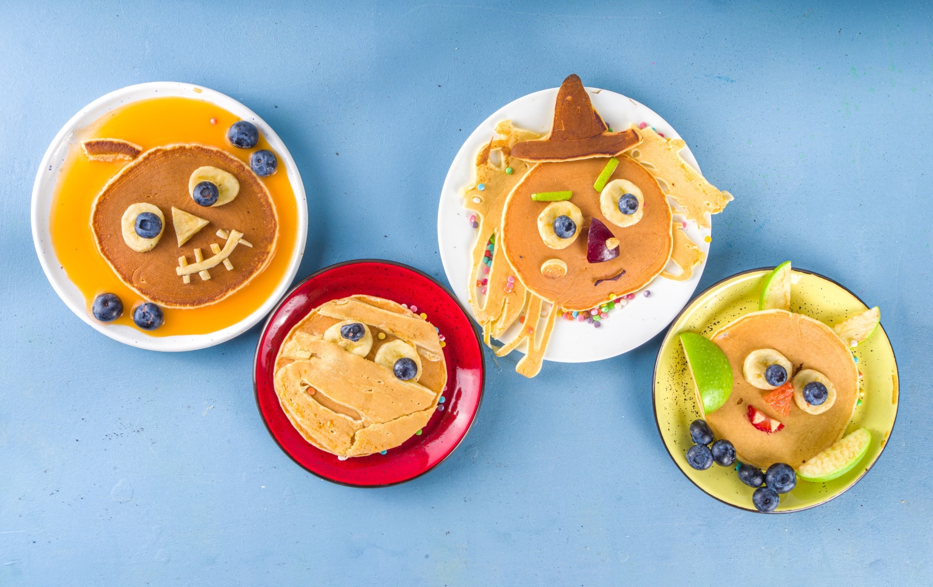 Little Monster Pancakes for Halloween