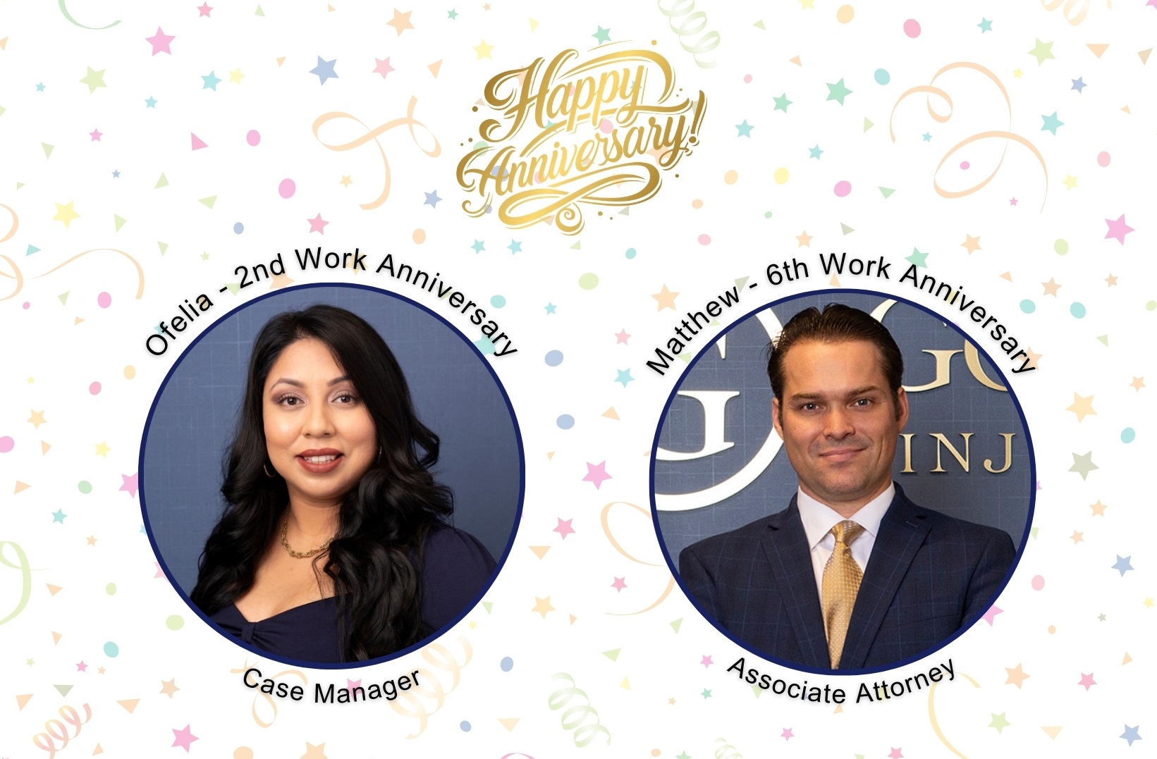 Goldberg Injury Lawyers - Anniversaries!